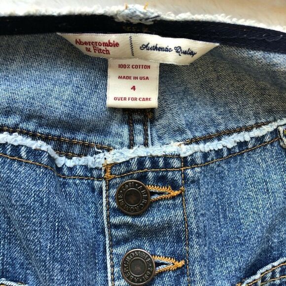 Abercrombie & Fitch Y2K Low Rise Patch Pocket Denim Jeans - Women’s 4 - Picture 8 of 8